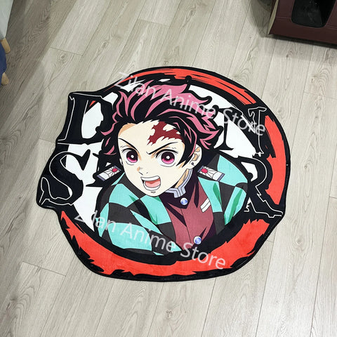 Navak-Teppich, Teppich, Anime-Dämonentöter, Nezuko Kokushibou, Tanjirou Kanroji, Kochou, Gokudera Makoto, kreativer bedruckter Teppich für die Inneneinrichtung