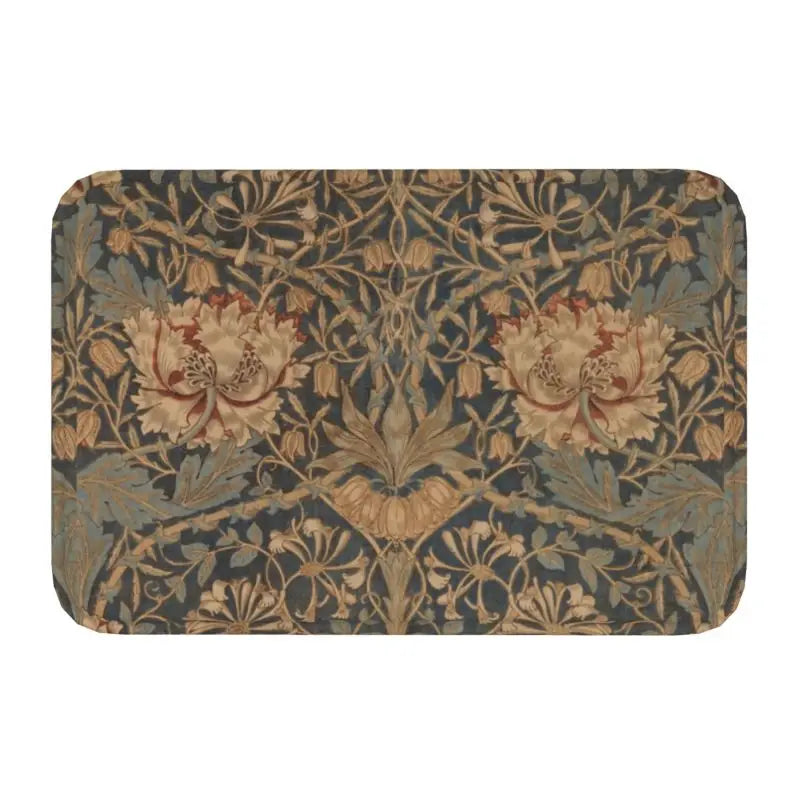 Navak Teppich Custom William Morris Compton Floral Jugendstil Muster Fußmatte Bad Tür Bodenmatte Textil Muster Toilette Teppich Teppich Footpad