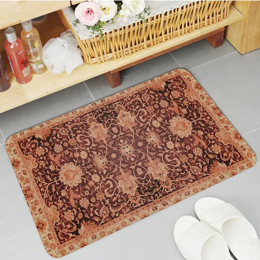 Navak Teppich Boho Perserteppich Muster Küchenmatte rutschfeste Waschküchenmatte Wäschedekor Balkon Kind Wohnzimmer Moderne Wohnkultur