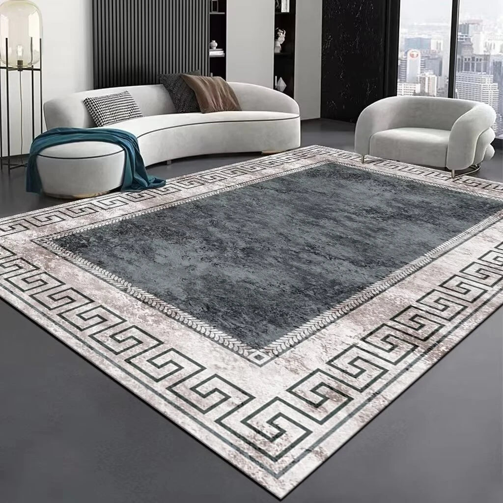 Navak Carpet New Nordic Style Carpets for Living Room Grey Purple Modern Room Decor Large Rug Home Non-slip Entrance Door Mat Bedroom Tapete