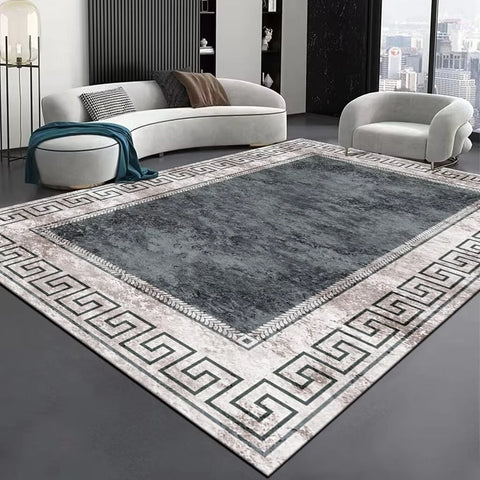 Navak Carpet New Nordic Style Carpets for Living Room Grey Purple Modern Room Decor Large Rug Home Non-slip Entrance Door Mat Bedroom Tapete