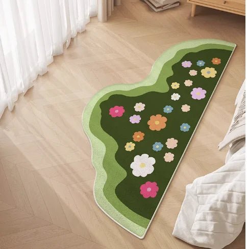 Navak Teppich, nordischer Stil, Schlafzimmer-Dekor, Teppich, Zuhause, flauschiger, weicher Teppich, unregelmäßige Formen, Teppiche für Wohnzimmer, dicke Plüsch-Bodenmatte am Bett