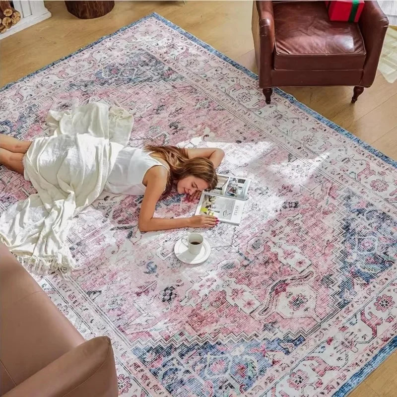 Navak Carpet Exclusive Picks European And American Carpet Living Room Luxury High-End Carpet Bedroom Bed Blanket Retro Persian Carpeted Home Decor