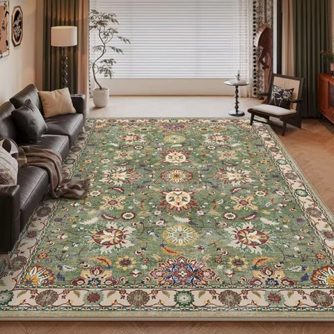 Navak Carpet Teppiche im amerikanischen Retro-Stil für Schlafzimmer, große Bereiche, Wohnzimmerdekoration, Plüschteppich, rutschfeste Lounge-Bodenmatte, flauschiger, weicher Teppich