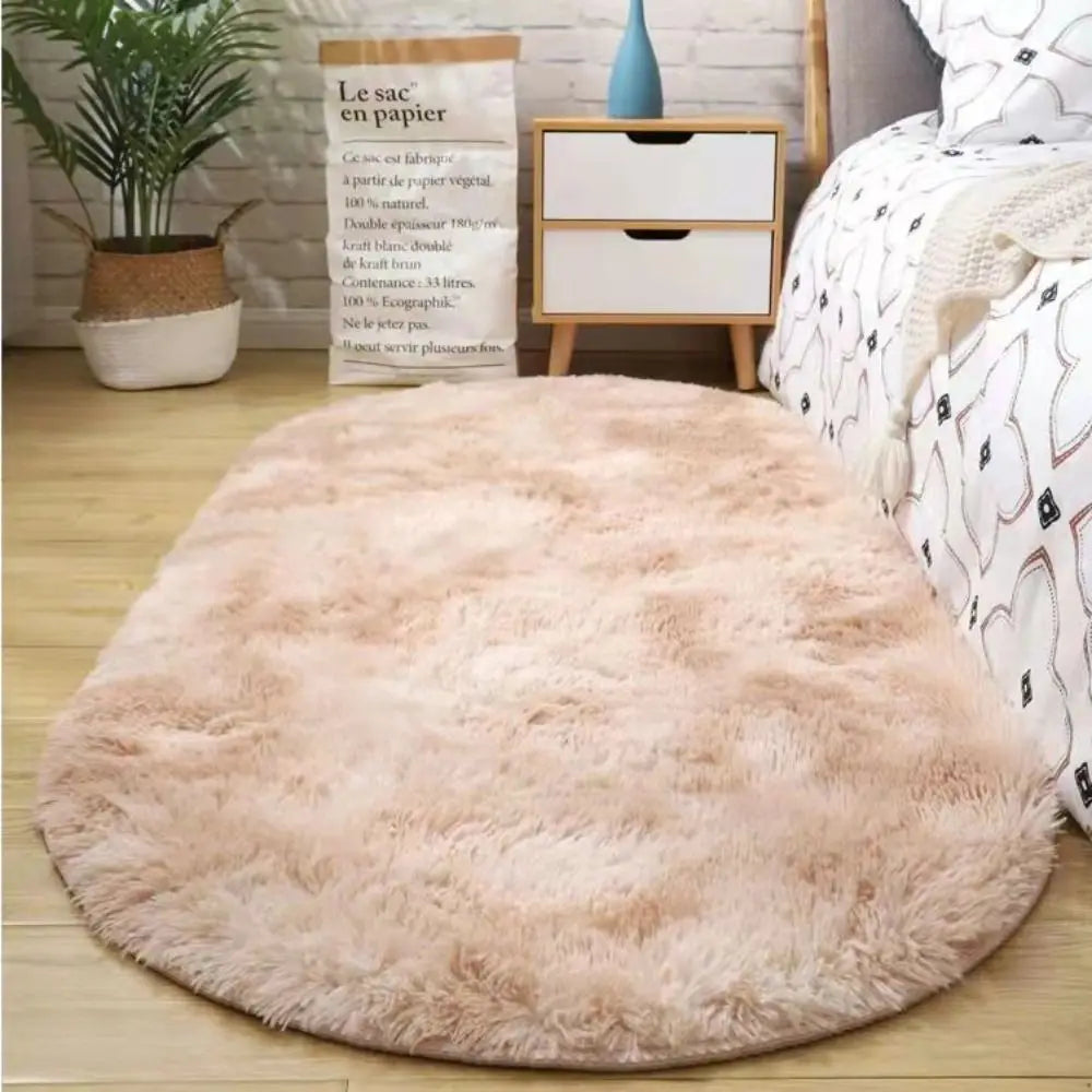 Navak Carpet Batik-Teppich, neuer, rutschfester Woll-Imitat, Langhaar-Teppich, Bodenschutz, Schlafzimmermatten, Kunstpelz, Schaffell, weiche Teppiche