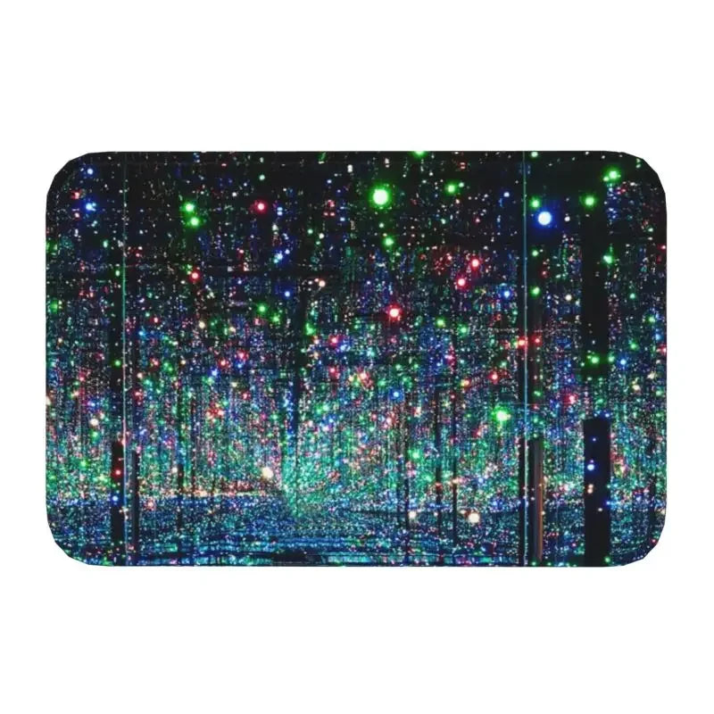 Navak Carpet Custom Yayoi Kusama Abstrakte Malerei Fußmatte Rutschfeste Eingangsbereich Badezimmer Küche Tür Bodenmatte Garage Teppich Fußpolster