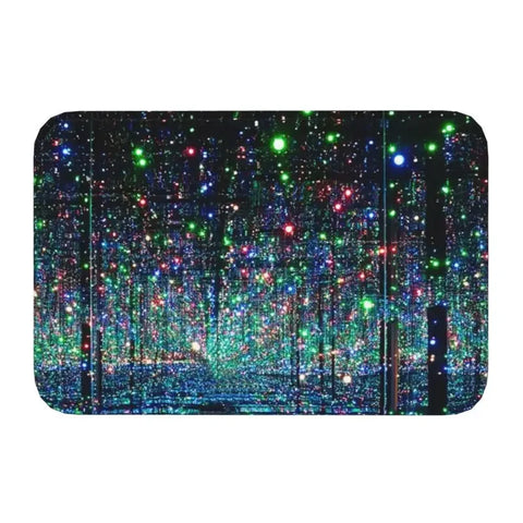 Navak Carpet Custom Yayoi Kusama Abstrakte Malerei Fußmatte Rutschfeste Eingangsbereich Badezimmer Küche Tür Bodenmatte Garage Teppich Fußpolster