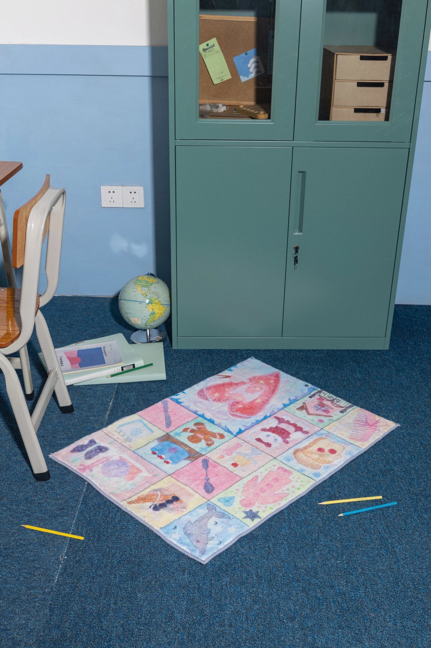 Navak Carpet Exclusive Picks Cartoon Weicher Teppich Teenager-Mädchen Schlafzimmer Nachttisch Teppich Kinderzimmer Dekoration Wohnzimmer Bodenmatte Heimdekoration