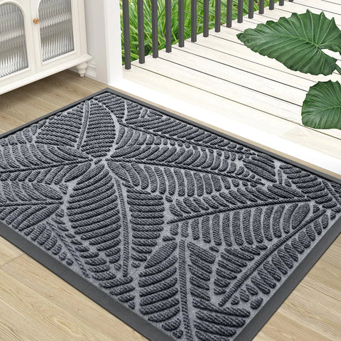 Navak Carpet Olanly Fußmatten Indoor Outdoor Schmutzfänger Rutschfeste Eingangsmatte Waschbare Matten Für Eingangsbereich Haustür Garten Fußmatten Teppiche