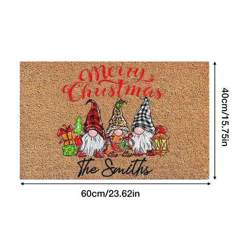 Navak Carpet Exclusive Picks Christmas Welcome Gnome Doormat Indoor Outdoor Entrance Carpet Home Decor Hallway Kitchen Living Room Floor Mat