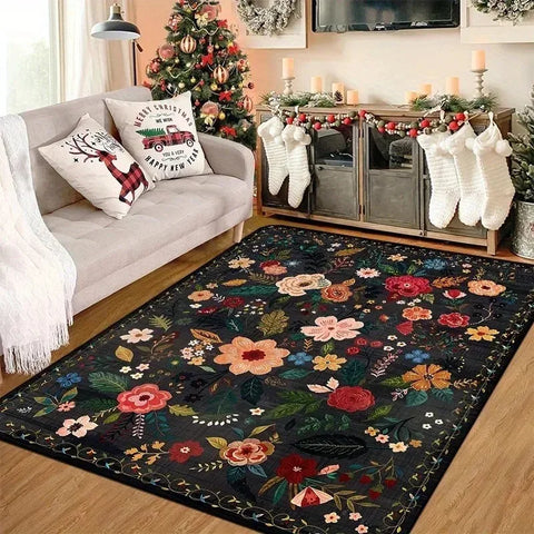 Navak Carpet 1 Stück Küchenteppich mit Hühnermuster, rutschfeste Fußmatten für Zuhause, Pop-Design, Badezimmerteppiche, Badematte, Teppich für Zuhause, Waschbecken, Wäschedekor