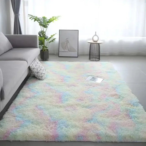 Navak Carpet Exclusive Picks Seidenwollteppiche Kinderzimmer Wohnzimmer Schlafzimmer Batikmuster rutschfest Waschbar Maschinenwaschbar Teppichmatten