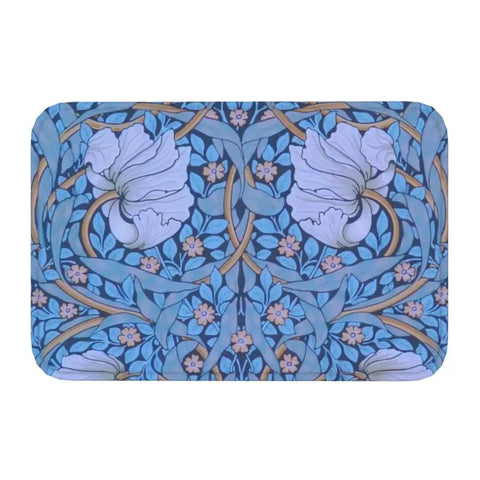 Navak Teppich Custom William Morris Compton Floral Jugendstil Muster Fußmatte Bad Tür Bodenmatte Textil Muster Toilette Teppich Teppich Footpad