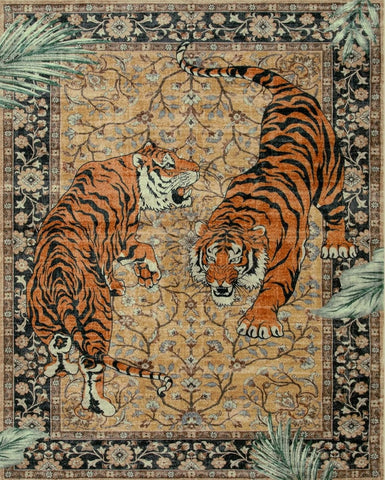 Navak Teppich, Dschungel-Tiger-Teppich für Wohnzimmer, Dekoration, Schlafzimmer, Nachttisch, weicher Fußteppich, Freizeit, Balkon, Bodenmatte, Couchtischmatte, Fußmatte, Geschenk