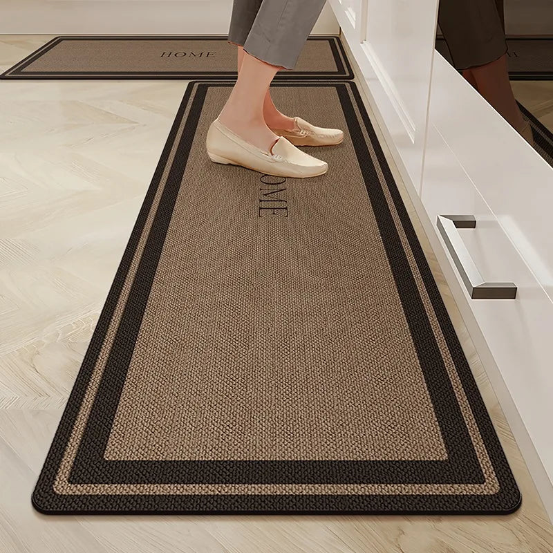 Navak Teppich Küchenbodenmatte Saugfähiger Rutschfester Teppich Diatomeenschlamm Lange Fußmatten Minimalistischer Stil Heimdekoration Teppich Alfombras De Cocina