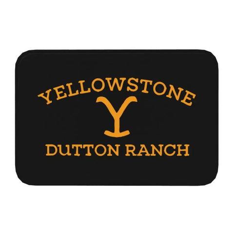 Navak Carpet Yellowstone Fußmatte für die Vordertür, rutschfest, für den Innenbereich, schnelltrocknend, Dutton Ranch, Fußmatte, für Küche, Balkon, Eingangsbereich, Teppich