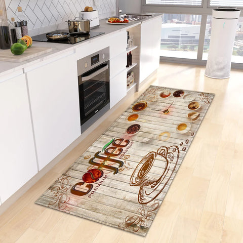 Navak Teppich Küche Bodenmatte Flur Eingang Fußmatte Home Wohnzimmer Kinder Schlafzimmer Dekoration Langer Teppich Badezimmertür Anti-Rutsch Fußteppich