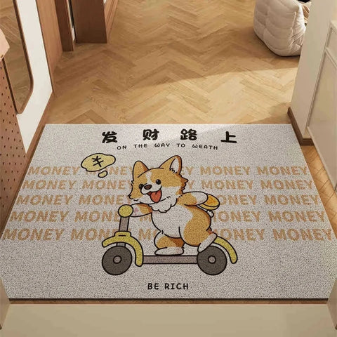 Navak Carpet Cartoon Cute Bear Carpet Living Room Bathroom Balcony Entrance Door Mat Dirty and Non-Slip Easy To Clean Home Decoration Rug