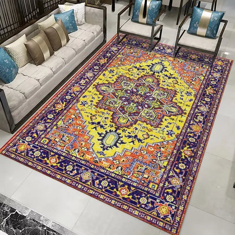 Navak Carpet Exclusive Picks 1PC Vintage Perserteppich B&amp;B Hotel voller Teppichboden Amerikanischer Bohemian Marokkanischer Wohnzimmerteppich