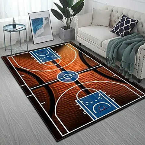 Navak Carpet Teppich mit wunderschönem Sonnenblumen- und blauem Schmetterlingsmuster, moderner rutschfester Flanell-Mikrofaser-Bodenmattenteppich,