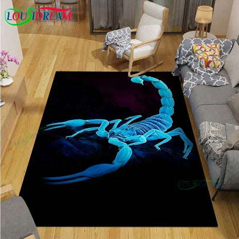 Navak Teppich, wunderschönes Sternbild Skorpion, Teppich für Wohnzimmer, Schlafzimmer, Nachttischmatte, modische Bodenmatte, Bereichsteppich, Fußmatte, Schlafzimmerdekoration