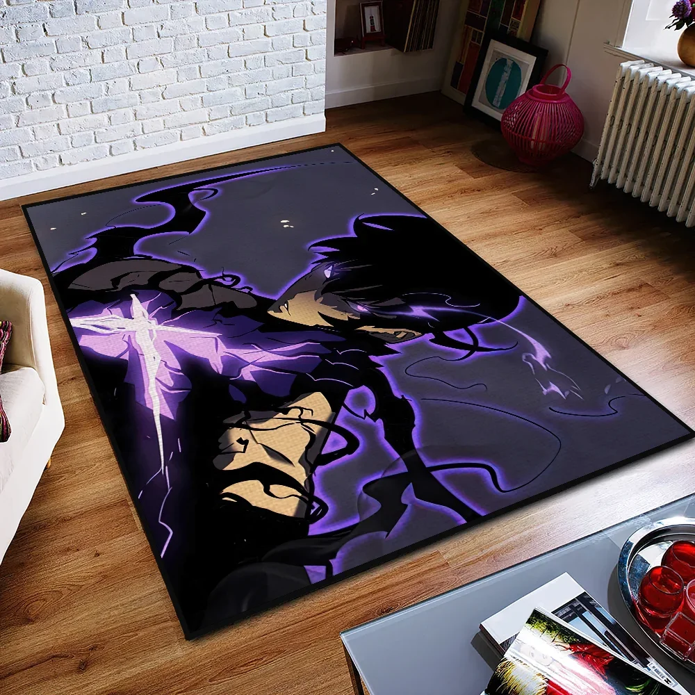 Navak Teppich-Fußmatte für cooles Wohnzimmer, Nachttisch-Dekoration, Bett, Solo-Boden, Bad, Küche, 2 Eingangsteppiche, großer Anime-Nivellierungsteppich