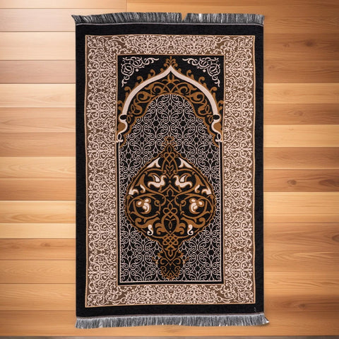 Navak Carpet Portable Prayer Mat for Muslim - Foldable Islamic Prayer Rug with  Chenille Fabric, Easy to Clean & Durable