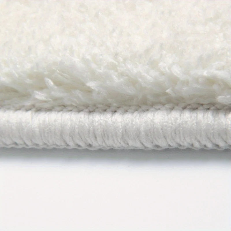 Navak Teppich Nordischer runder Teppich Teppiche für Heimdekoration Teppiche Wohnzimmer Sofas Schlafzimmer Kinderzimmer Matte Blumen Teppich Rutschfeste Bodenmatte