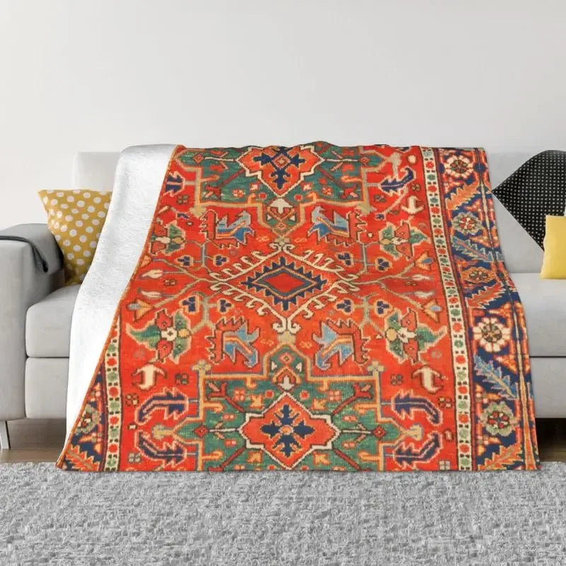 Navak Teppich Sofa Fleece Baluch Flachgewebe Antiker Afghanistan Teppich Überwurfdecke Warmer Flanell Türkischer Kelim Ethnische Kunst Decken Tagesdecken