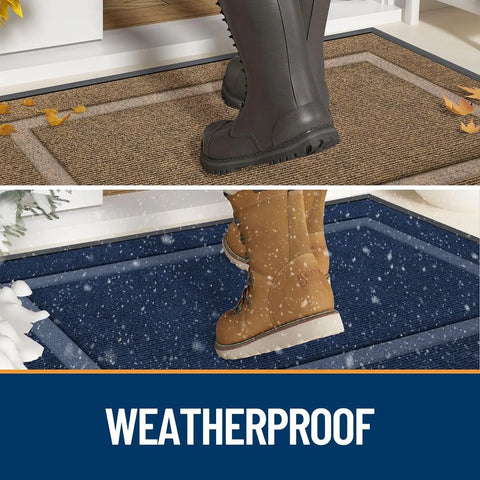 Navak Carpet Kitinjoy Fußmatte für die Eingangstür, für den Innenbereich, Küche, rutschfeste Fußmatte für den Eingangsbereich, hochwertiger Teppich mit niedrigem Profil, Willkommensmatte für die Vordertür