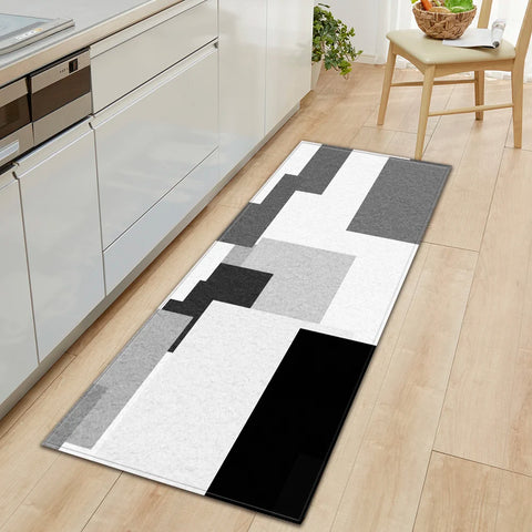 Navak Teppich Plaid Küchenmatte Zuhause Wohnzimmer Balkon Schlafzimmer Bodendekoration 3D Teppich Haus Flur Eingangstür Bad Rutschfester Fußteppich