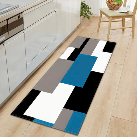 Navak Teppich Plaid Küchenmatte Zuhause Wohnzimmer Balkon Schlafzimmer Bodendekoration 3D Teppich Haus Flur Eingangstür Bad Rutschfester Fußteppich
