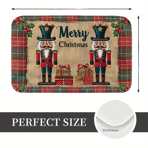Navak Teppich, Weihnachts-Nussknacker, festliches Feiertags-Design, Willkommens-Fußmatten, Heimdekoration, Küche, Flur, Balkon, Teppiche, Weihnachtsdekoration