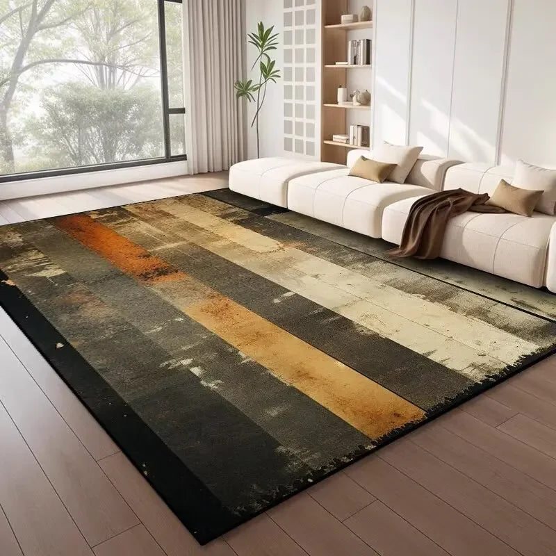 Navak Carpet Nordic Style Geometric Large Rugs for Living Room Modern Decoration Home Carpet Light Luxury Bedroom Rug  Washable Mat