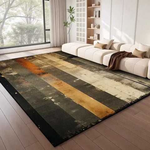 Navak Carpet Nordic Style Geometric Large Rugs for Living Room Modern Decoration Home Carpet Light Luxury Bedroom Rug  Washable Mat