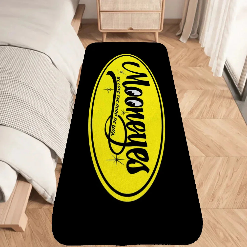 Navak Carpet Mooneyes Bodenmatte für den Flur, individueller Schlafzimmerteppich für den Eingangsbereich, Raumdekorationsartikel, Badvorleger, individuell