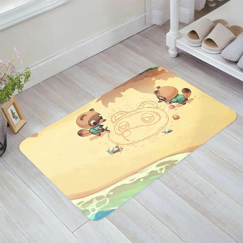 Navak Teppich Animal C-Crossing Game Bodenmatte Home Teppich Eingang des Hauses Zimmer Teppiche Teppiche Balkon Küche Teppich Fuß Fußmatte Türmatten Bad