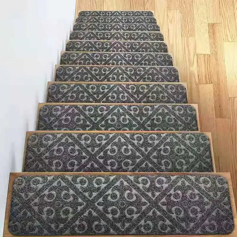 Navak Carpet Non-Slip Staircase Mat Stair Carpet Treads Stair Pads Rug Tread Safety for Kids Elders and Dogs Home Hospistal Indoor Use