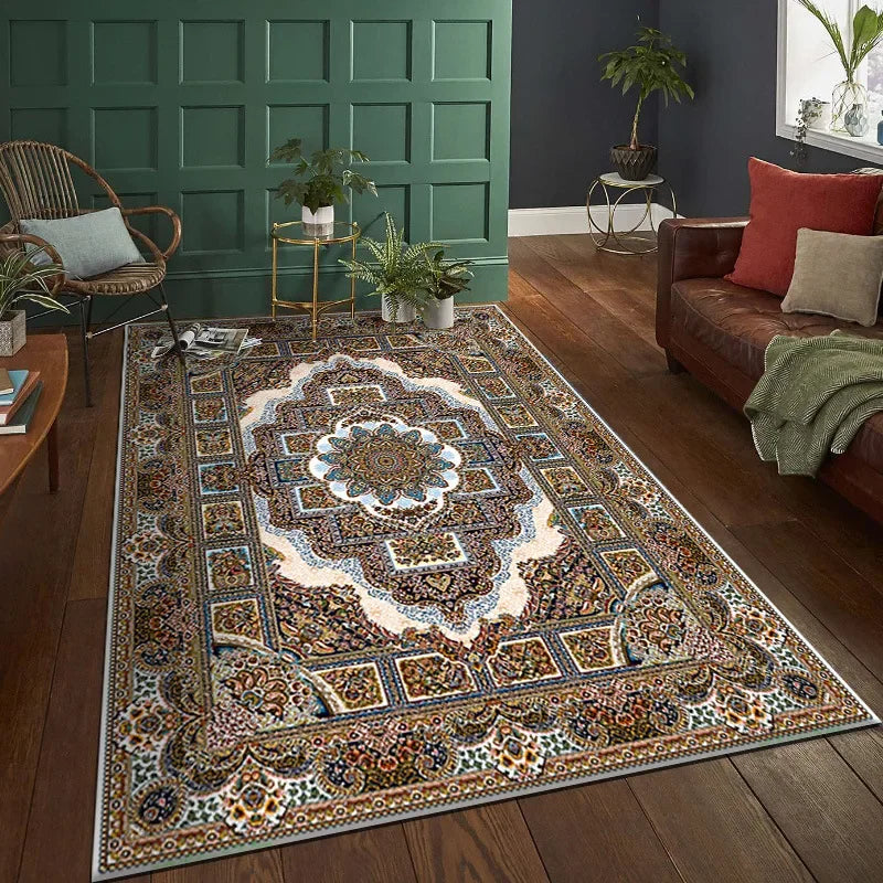 Navak Carpet Exclusive Picks Amerikanischer Perserteppich für Wohnzimmer, Kristallsamt, 40 x 60 cm, für Hotel, Zuhause, Schlafzimmer, Teppichboden, exotische Nationalitäten, windgepeitschter Teppich