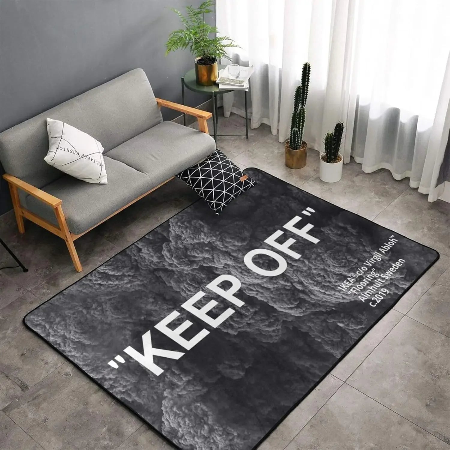 Navak Carpet Keep Off Area Rugs 3D-gedruckter großer Teppich für Zuhause, Wohnzimmer, Schlafzimmer, Dekor, Bodenmatte, rutschfester Boden, Polyester-Teppich