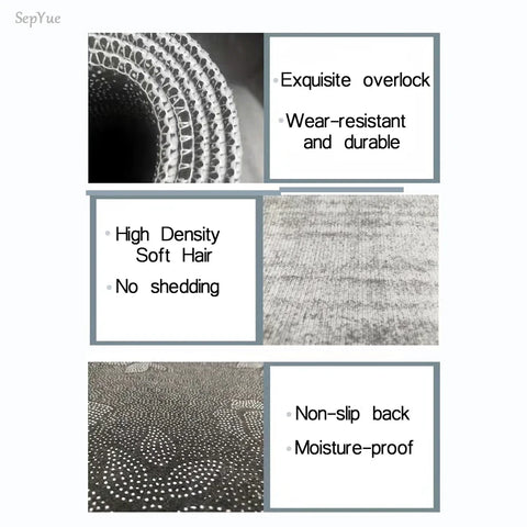 Navak Teppich, moderne Küchenmatte, Hauseingangs-Fußmatte, Flur, Schlafzimmer, Wohnzimmer, Dekoration, Bodenteppich, Balkon, Badezimmer, rutschfest, langer Teppich
