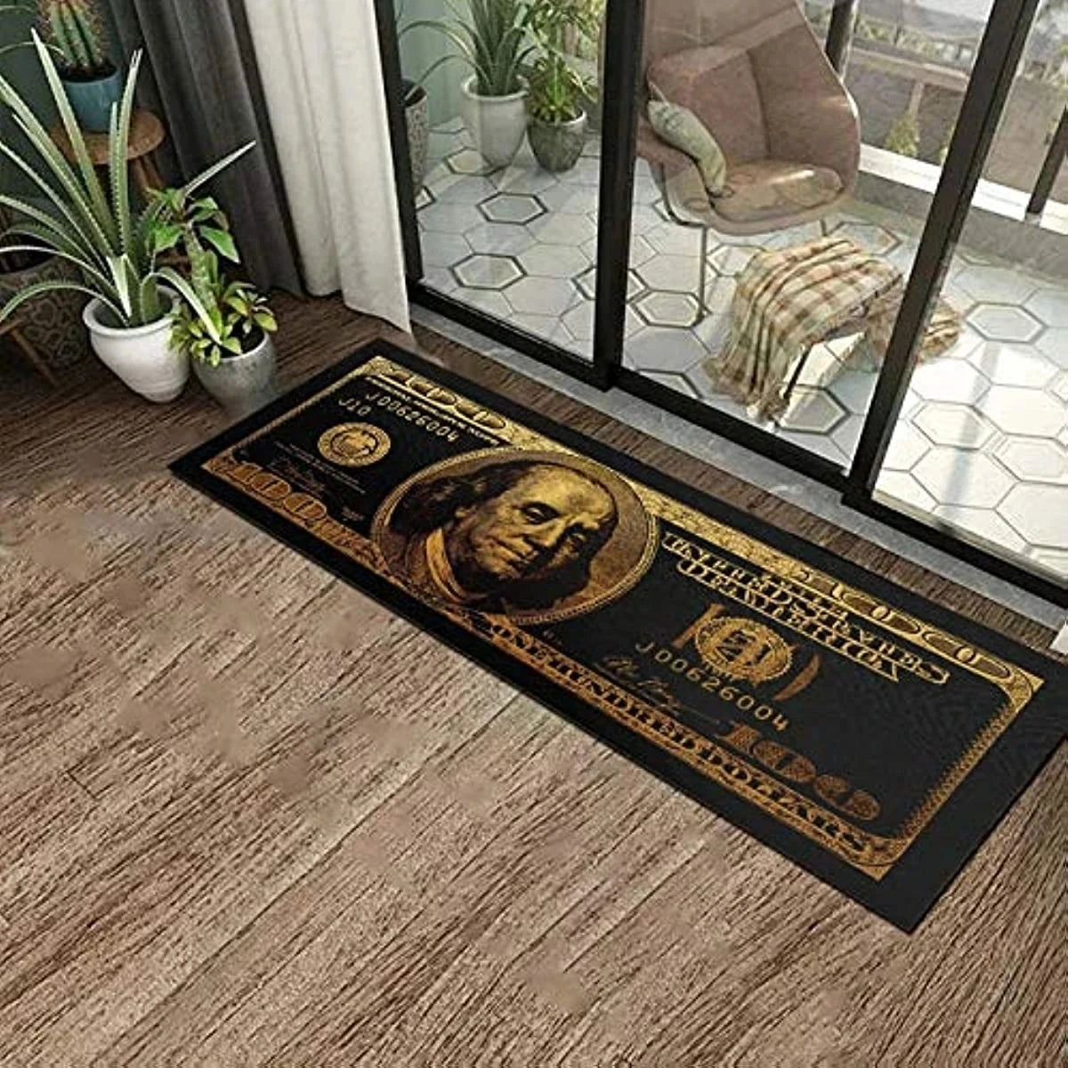 Navak Carpet USA Dollar Design Carpet for Living Room Home Decor Kitchen Hallway Balcony Rugs Bathroom Anti-slip Floor Mat Entrance Doormat