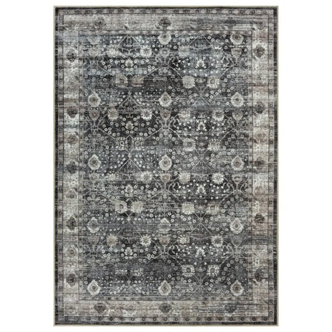 Navak Carpet Boho-Teppiche, waschbar, Vintage, modern, neutral, großer Flanellteppich für Esszimmer, Wohnzimmer, Schlafzimmer, Bauernhaus, rutschfeste Matte
