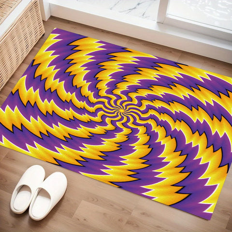 Navak Carpet 1PC 3d illusion pattern door mat, bedroom, living room dustproof carpet big size floor mat for home decoration