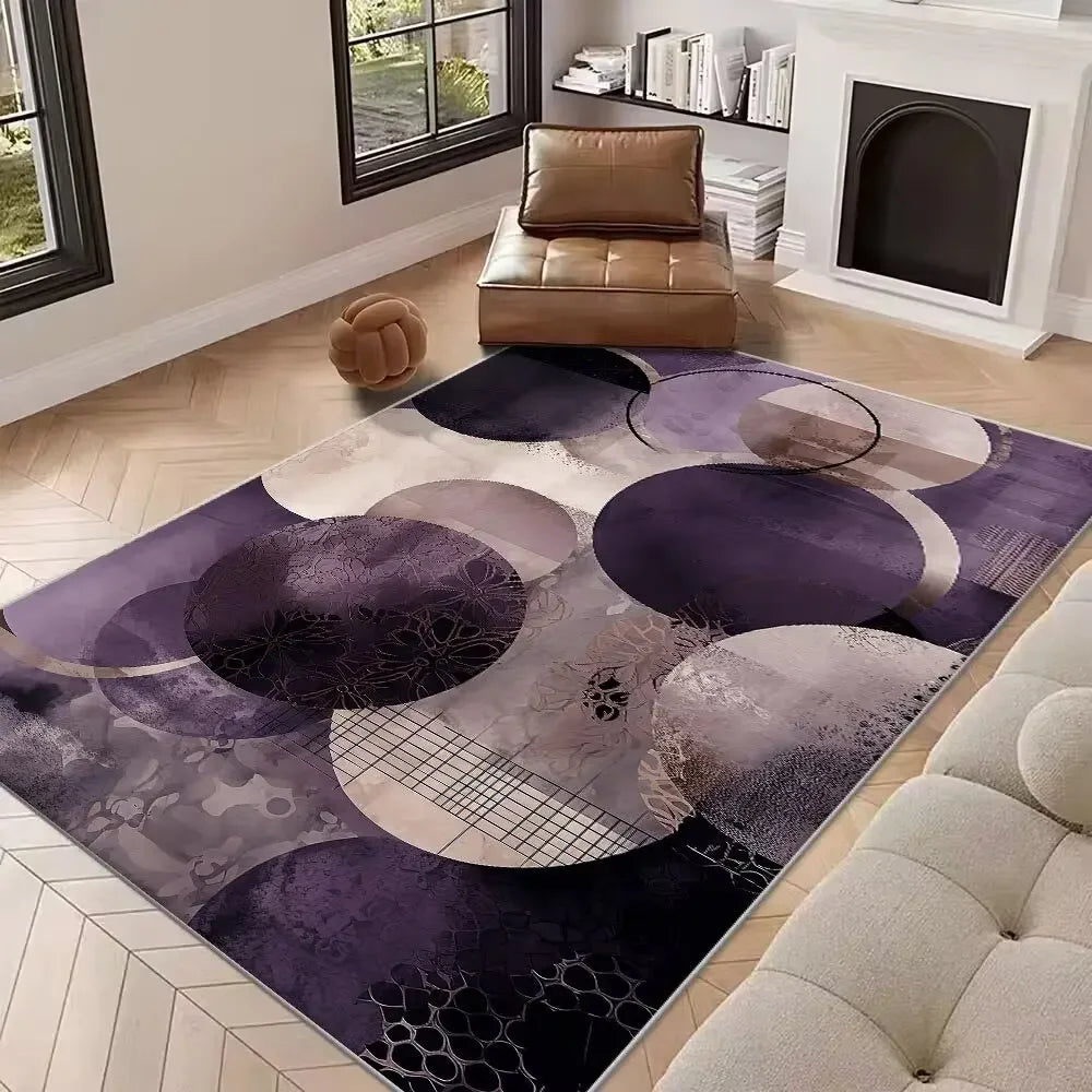 Navak Teppich, neuer abstrakter Teppich für Wohnzimmer, nordische Dekoration, Heimsofa-Teppiche, geometrisches Schlafzimmer, Nachttisch, weiche Bodenmatte, rutschfest