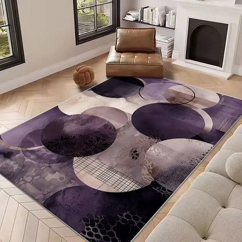 Navak Teppich, neuer abstrakter Teppich für Wohnzimmer, nordische Dekoration, Heimsofa-Teppiche, geometrisches Schlafzimmer, Nachttisch, weiche Bodenmatte, rutschfest
