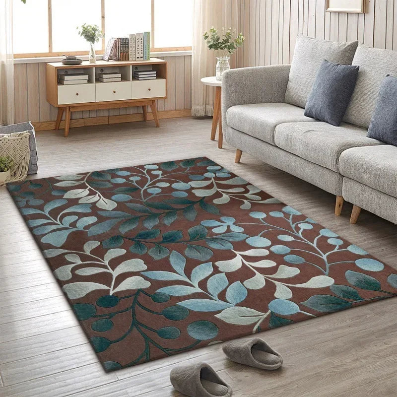Navak Carpet Exclusive Picks Upgrade-Material im skandinavischen Stil, leichter Luxus-Wohnzimmerteppich, schmutzabweisend, Sofa-/Couchtischkissen, Heimteppich