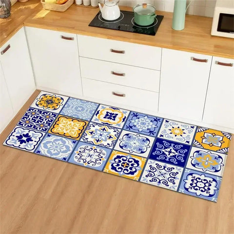 Navak Teppich, Teppich für Küche, Bodenmatte, wasserdicht, ölbeständig, Leder, rutschfest, Teppiche, Heimdekoration, Alfombra Vinilicas Cocina