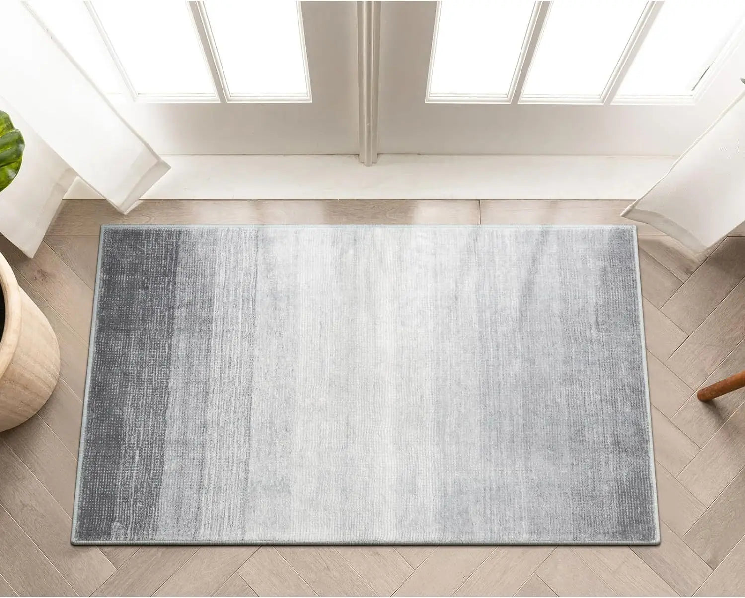 Navak Carpet Exclusive Picks 1 Stück Moderner Farbverlauf-Kristall-Samtteppich, süße Mädchenzimmer-Dekorationsdecke, rutschfeste Eingangs-Fußmatte, Heimdekoration
