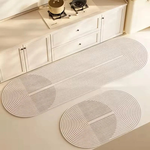 Navak Teppich Super Absorbent Küche Boden Matte Lange Diatomit Küche Teppich Weiche Waschbar Teppiche Anti Slip Badezimmer Eingang Fußmatte 주방매트